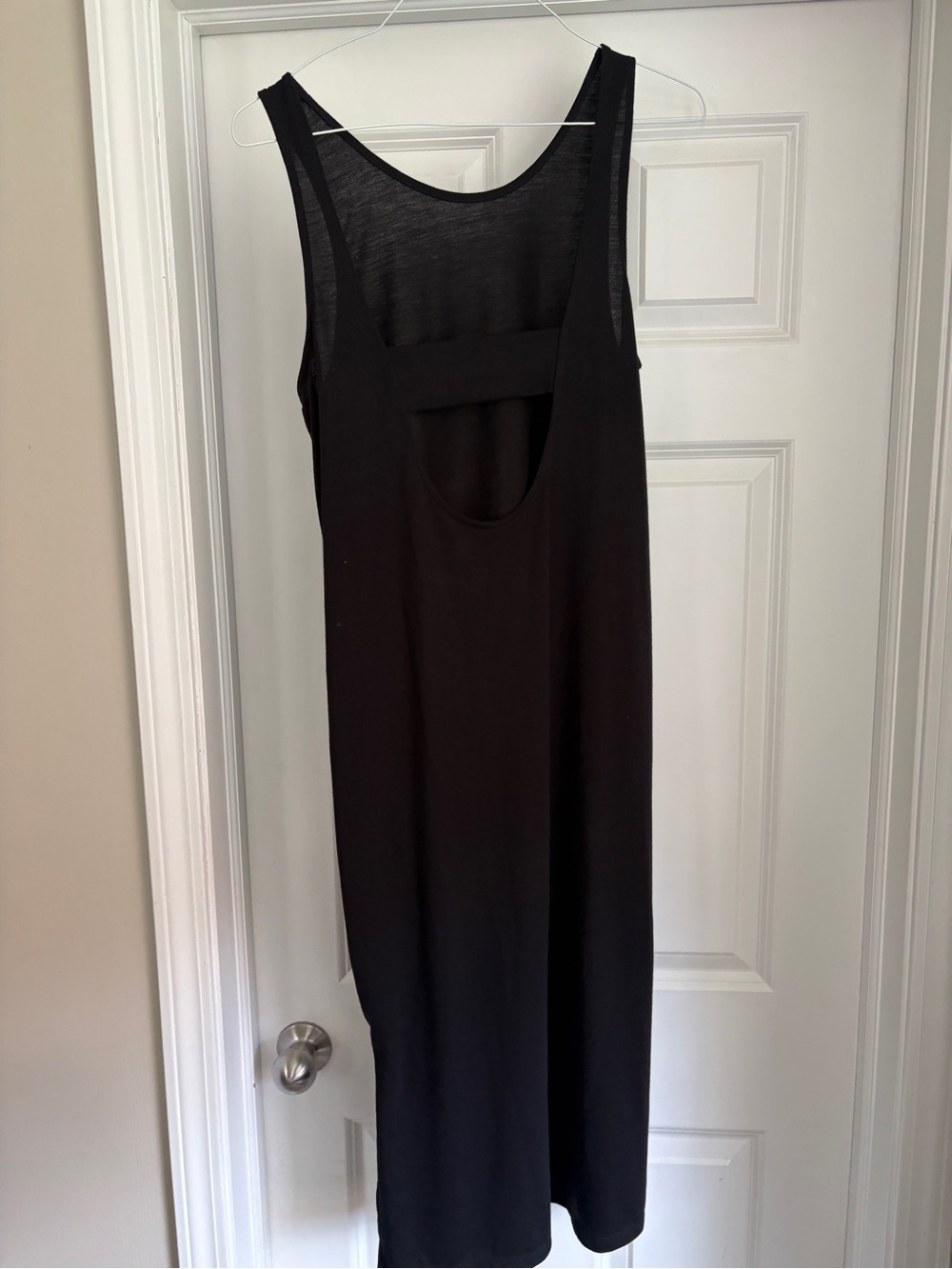 H&M Divided Midi Sleeveless Black Dress Women’s 12 Casual Beach everyday Dress - Picture 2 of 5